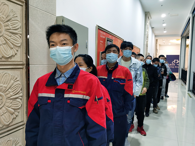 全员健康体检进行中