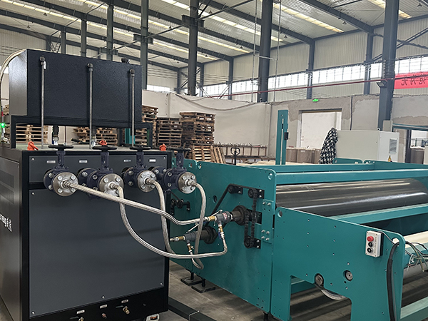 玻璃纤维网布生产高温辊筒模温机