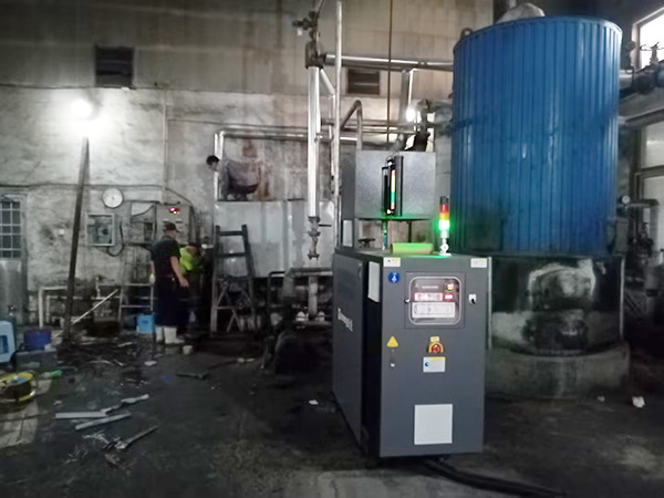 食品加工油炸锅控温高温油式模温机——应用案例